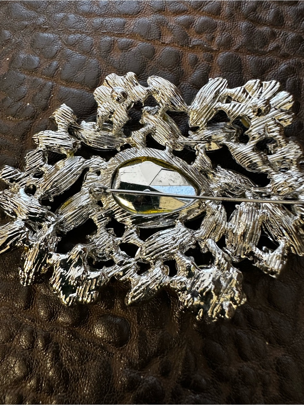 Vintage Rhinestone Brooch - Picture 3 of 6